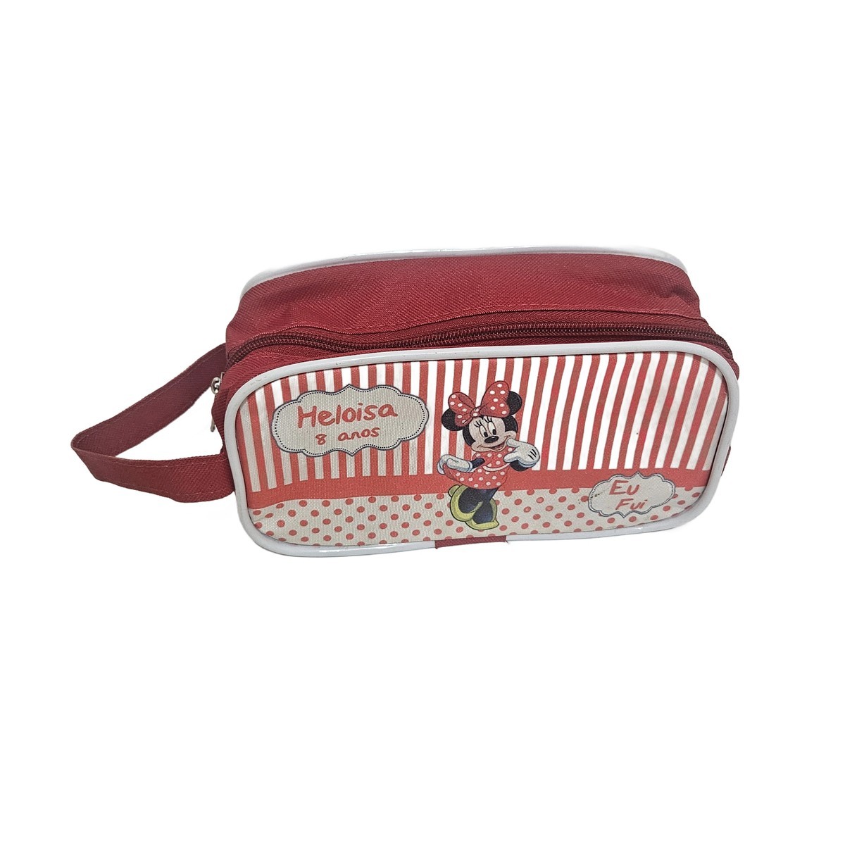 Necessaire Infantil Minnie Personalizada - Lembrancinha de Aniversário